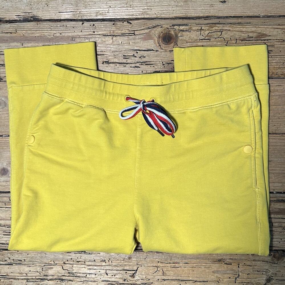 MONCLER GAMME BLEU Yellow Capris Sweatpants Women’s Size S